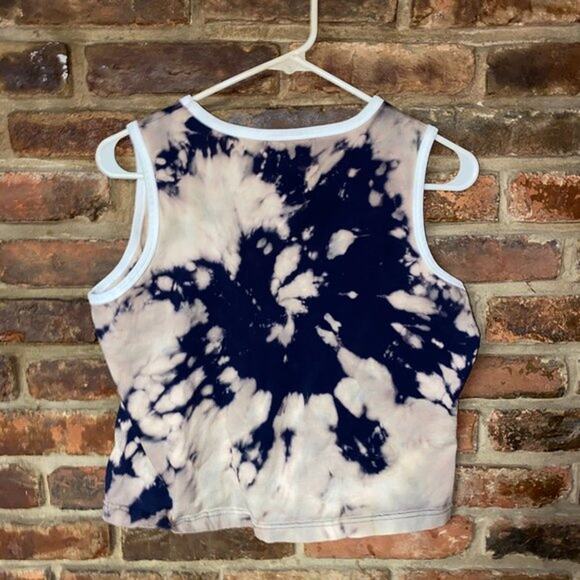Saks Fifth Avenue Custom Bleach Dyed Tank Top Women's Size Medium - Picture 5 of 6